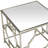 Oxendine Mirrored Glass Top End Table