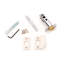 Wave/Drop Passage (Hall & Closet) Door Lever with Arch Rosette-1469145020
