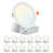 12-Pack Integrated LED Recessed Light Kit, Adjustable Color Temperature, Includes Junction Box-87104891