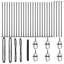 Vidaxl Hexagon Fence Steel-114622204-114622205