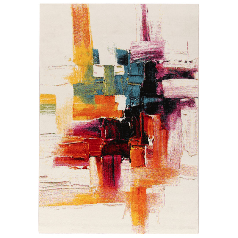 Bayonne Abstract Area Rug, Rectangle 132 x 191cm