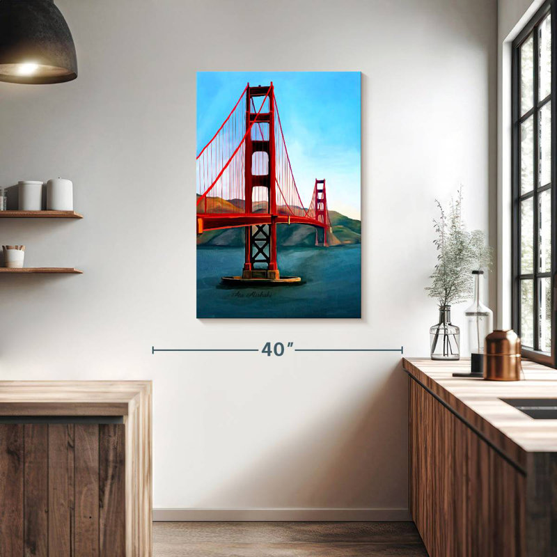 Aime Golden Gate Bridge, 39" H x 26" W
