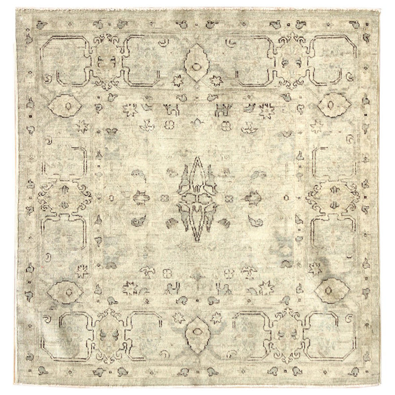 Tabriz One-of-a-Kind 3'11" X 4' Area Rug