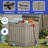 30 Gallon Resin Deck Box with Lockable Lid, Weather Resistant Outdoor Storage & Seat-101872826