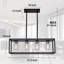 Dionna 4 - Light Dimmable Rectangle Chandelier-1147900691