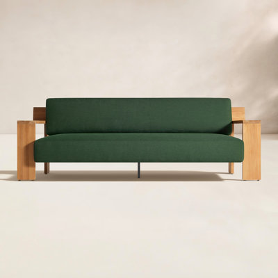 Ridge 92" Teak Patio Sofa