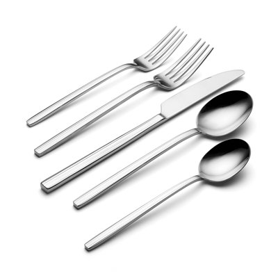 Oneida Dean Satin Champagne 20 Piece Flatware Set