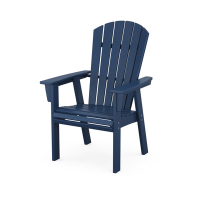 POLYWOOD Nautical Curveback Adirondack Dining Chair