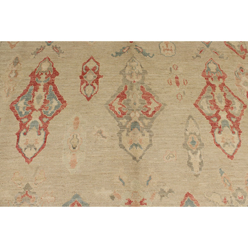Tapis turc Oushak brun 10x15