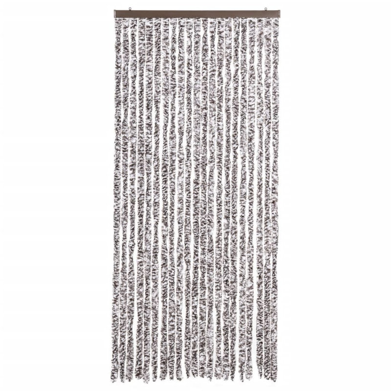 Elísabet Room Darkening Curtains, 90cm Width x 200cm Drop, Brown/Beige