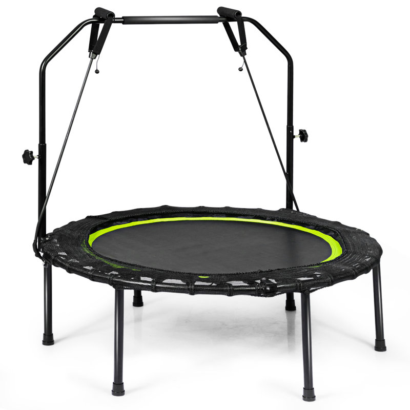 Pinkney Freeport Park ft Round Kid / Toddler Trampoline with Handlebar