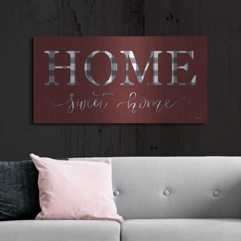 «Home Buffalo Check» par Imparfect Dust, H 24 po x l 48 po