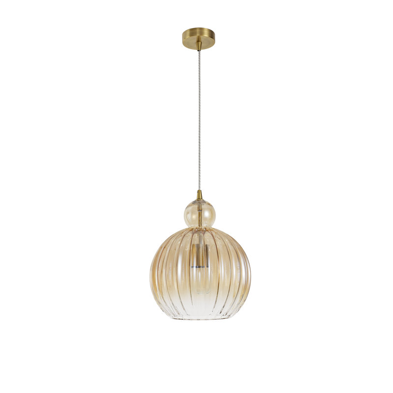 1 - Light Brass Sphere Pendant