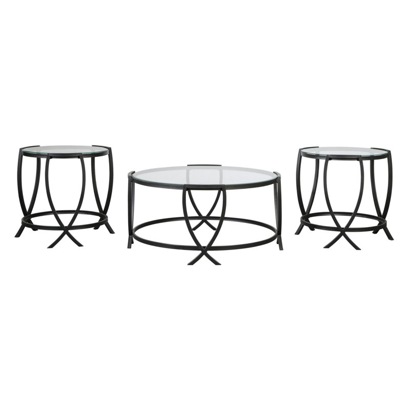 Ensemble de tables basses 3 pièces Gurjinder
