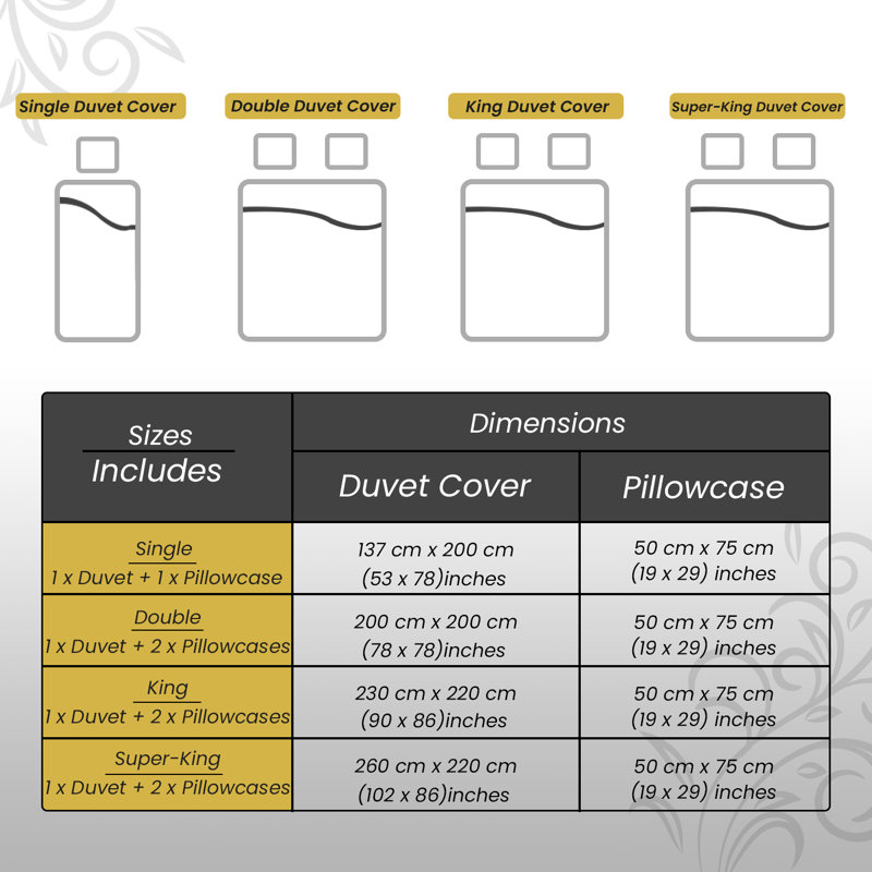 Blossom Duvet Cover Set with Pillowcases, Polycotton, High-Quality Lightweight Bedding, Single Double King & Superking