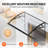 Window Awning Door Canopy Polycarbonate Panel with Large Drainage Grooves  Bracket Outdoor Patio Shelter-110821565-110821563