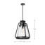 Luminaire suspendu conique à 1 lumière Iola-239980363-239980359
