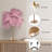 Led Feather Table Lamp With Touch Switch-1855504426