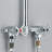 Outdoor Shower System Exposed Shower Fixtures kit with Rain Adjustable Shower Head -97900911