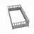 Twin Size Montessori Wooden Floor Bed With High Security Barrier And Door, Grey, Ideal For Children's Safe And Comfortable Sleep-1703729949-1703729948