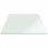 Plateau de table en verre trempé transparent à bords carrés et polis de 24 pouces d'épaisseur de 1/4 de pouce pour la salle à manger, les tables basses ou les tables d'appoint de Fab Glass and Mirror