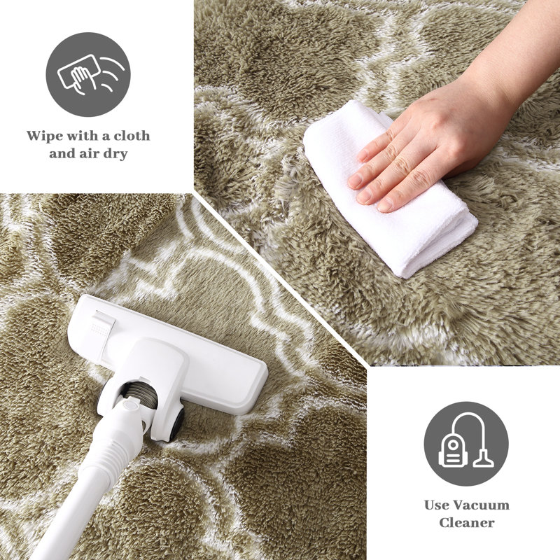 Tapis Jerlean avec envers antidérapant, Rectangle 8 pi x 10 pi