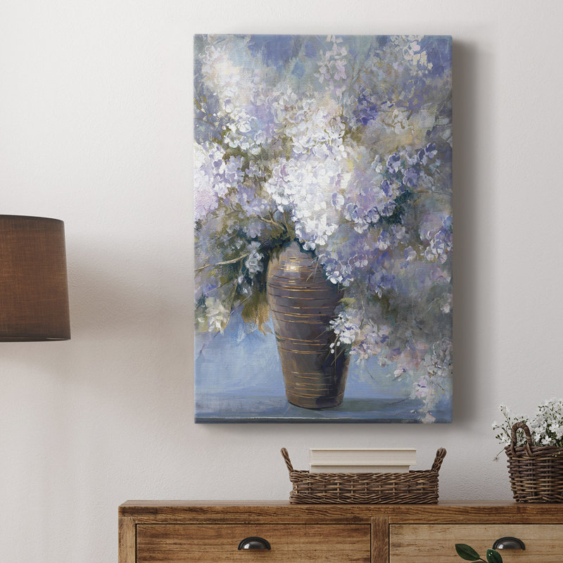 Lavender Explosion Revisited -Custom Wrapped Gallery Cavas
