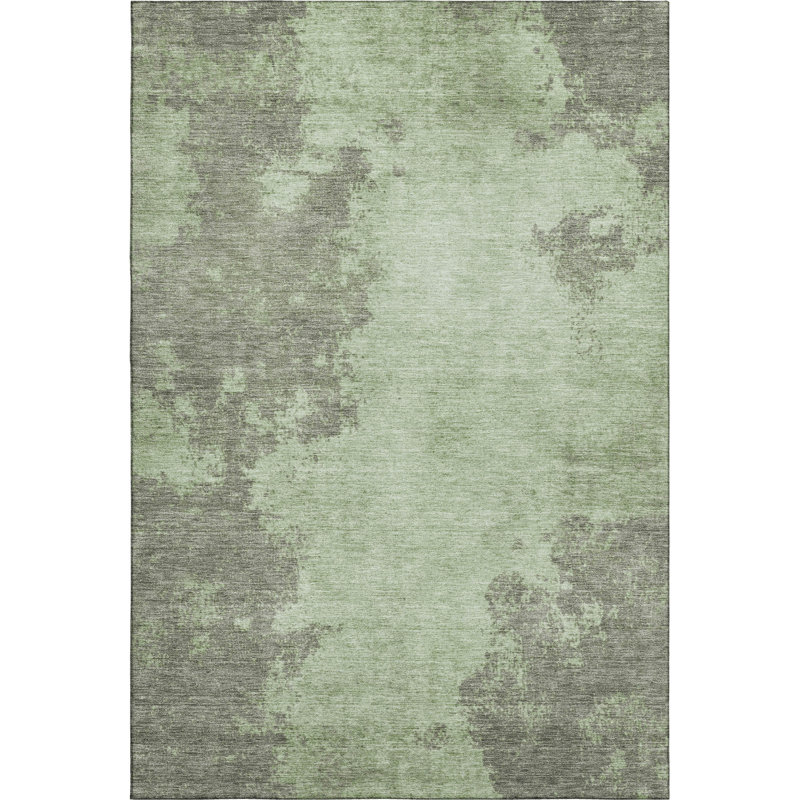 Premium Machine Washable Breault AMF1913 Abstract Rug, Rectangle 10' x 14'