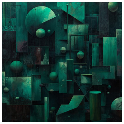 Geometric Shapes Composition Blankets