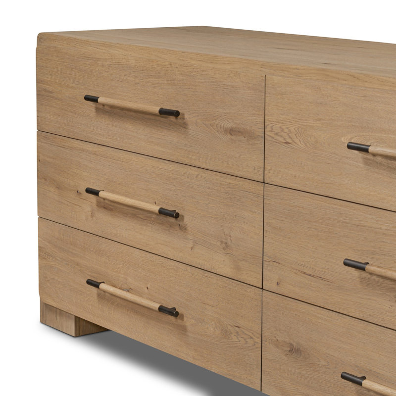 Eden 6 Drawer Dresser-Aged Smoked Oak