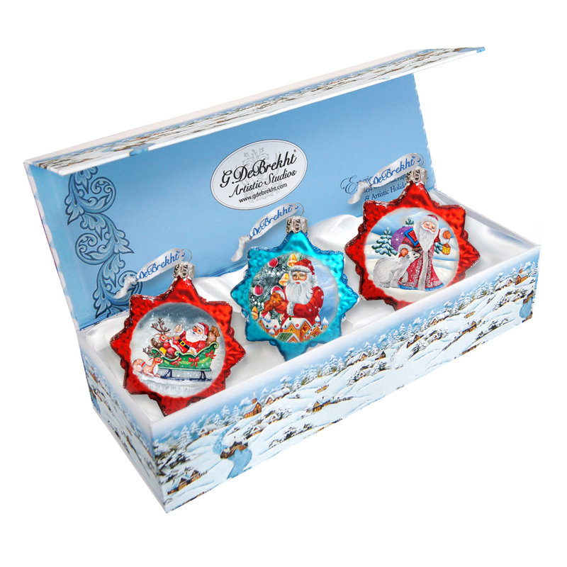 Ensemble 3 pièces d’ornements de noël