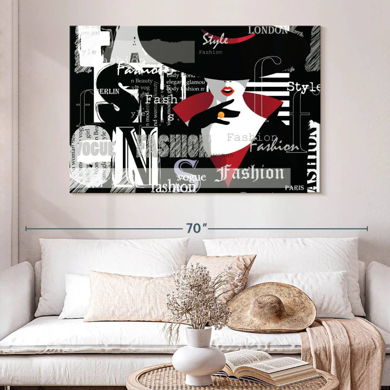Mode abstraite, H 34 po x l 51 po