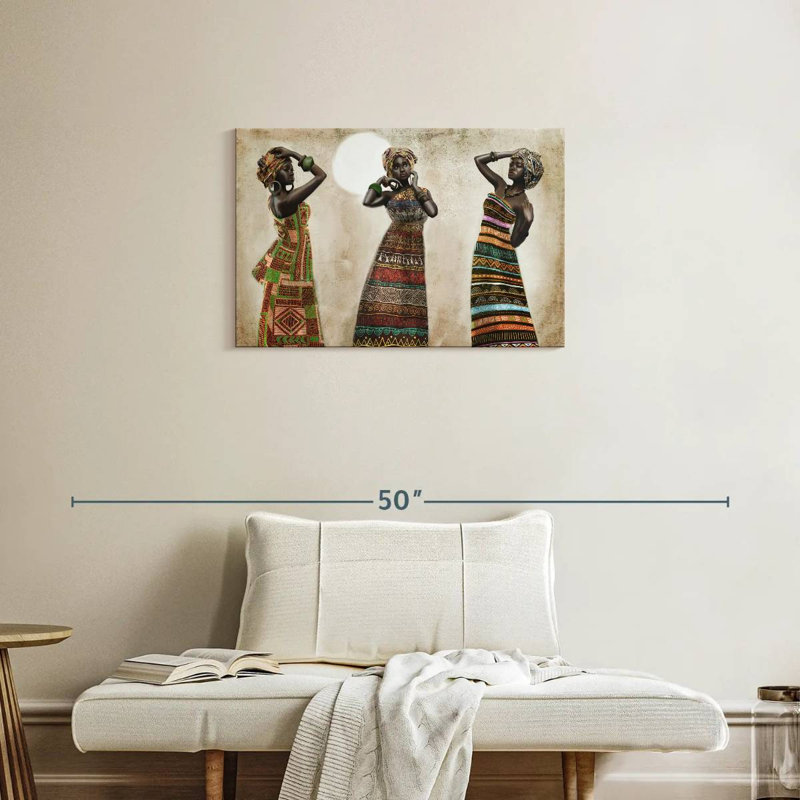 Élégance africaine Leisha, H 20 po x l 30 po