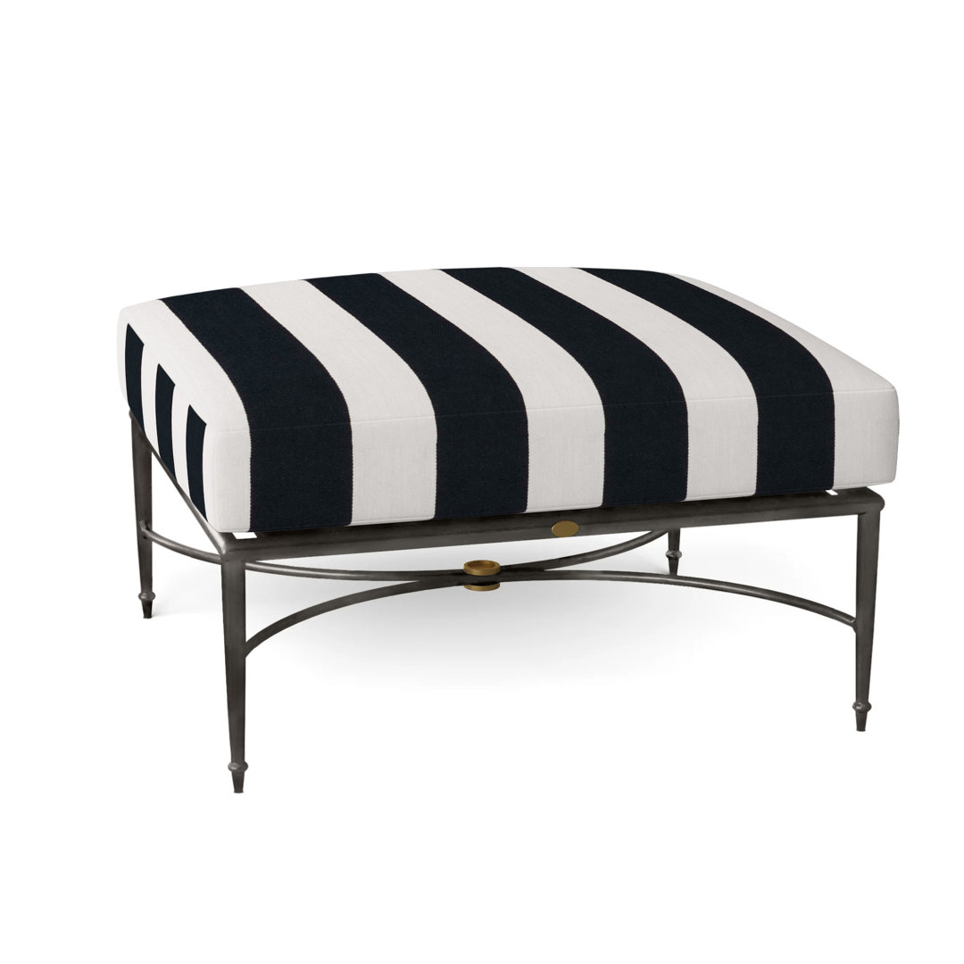 Roma Outdoor Ottoman with Cushion Summer Classics Cushion 