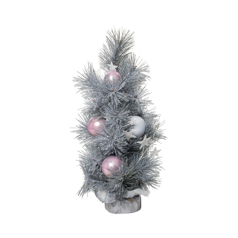 Christmas Landscape & Nature Tabletop Tree, 18" H x 10" W x 10" D