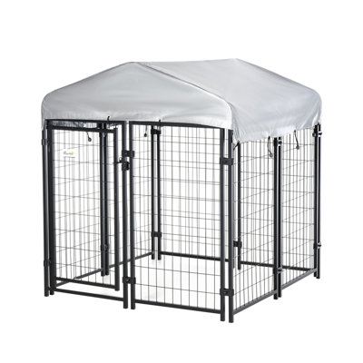 72'' H Metal Yard Kennel With Door