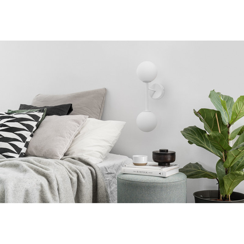 Rashard Armed Sconce, White