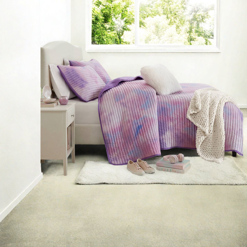 Ensemble de literie moderne, courtepointe en microfibre pour aquarelle
