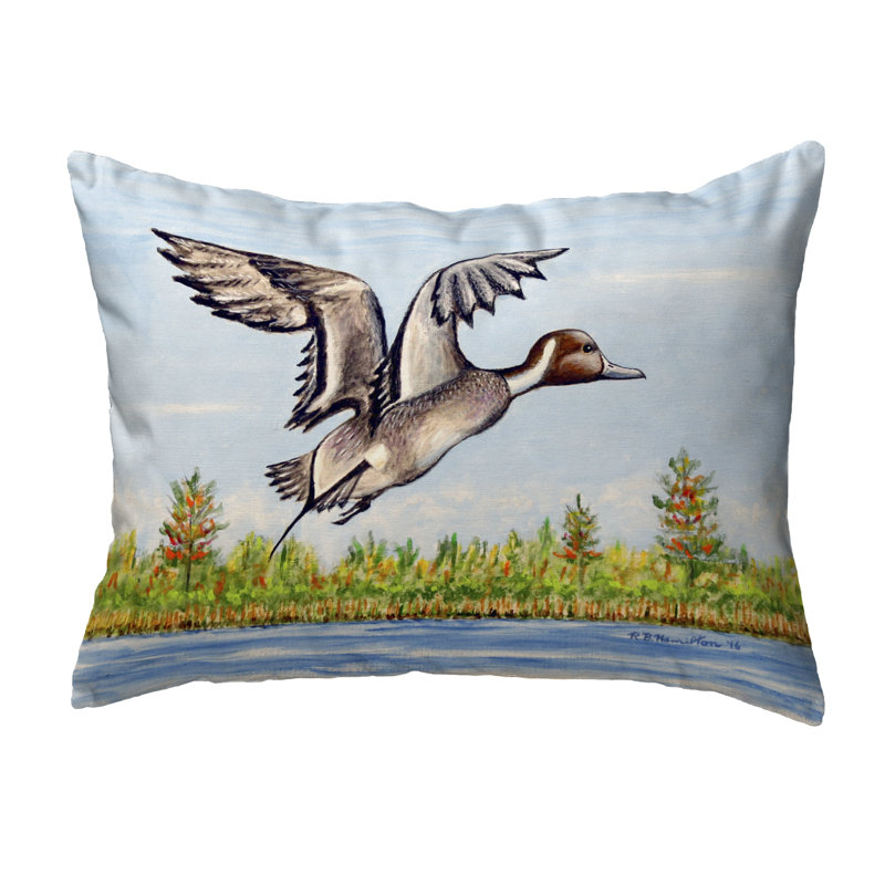 Housse et insert de coussin rectangulaire  Pintail Duck, 16 po x 20 po