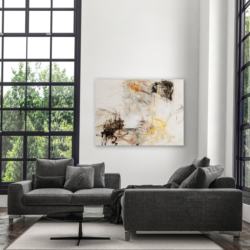 Remaining Neutral Print by Patricia Schwimmer, 16" H x 20" W x 1.5" D, Wrapped Canvas