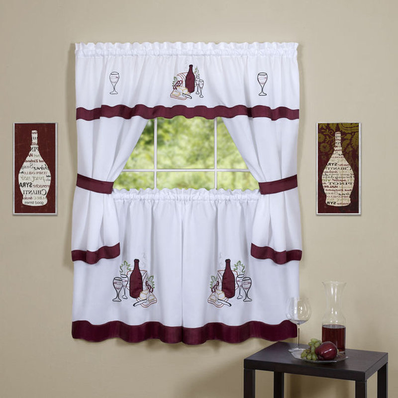 Rideau de cuisine Angelissa, l 58 po x L 36 po