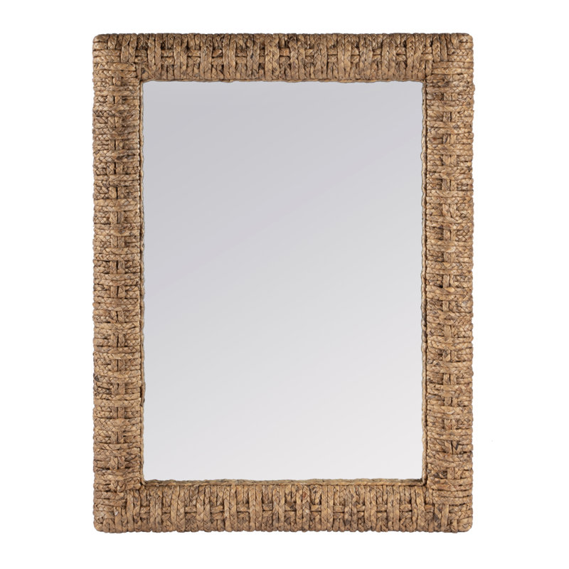 Starbrick Woven Banana Leaf Wall Mirror