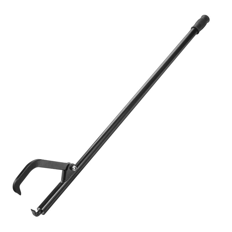 Outil à bûches et à crochets pour bûches - pointe de bûche de 48 po pour séparer le bois de chauffage empilé - ouverture rétractable de 14 po pour tourner les bûches