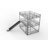 Metal Full Size Loft Bed With Slide And Ladder,  Black