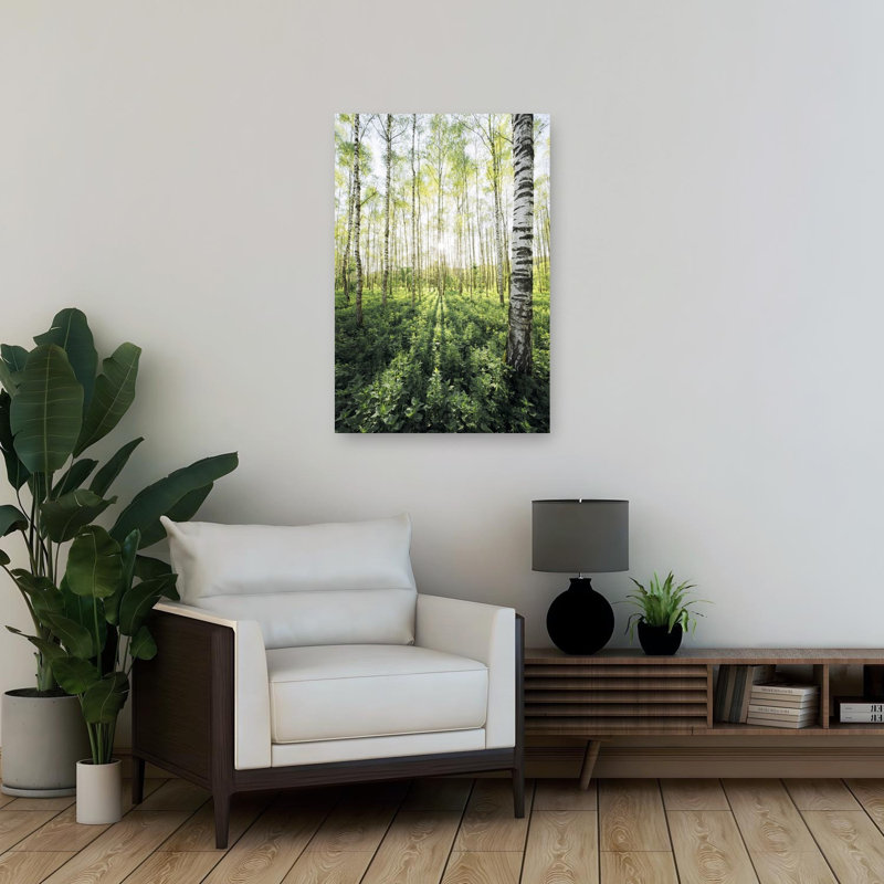 Impression d'art mural Birch Grove, 36" H x 24" W