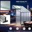 Ensemble de serre chaude en aluminium en aluminium L 99,5 po x l 50 po x H 86,5 po Greenhouse