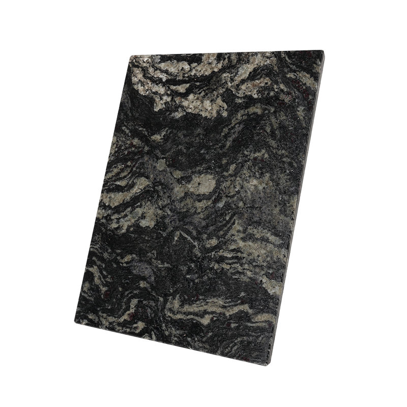 Planche à découper 20 po x 16 po en granit naturel, Bleu fantaisie