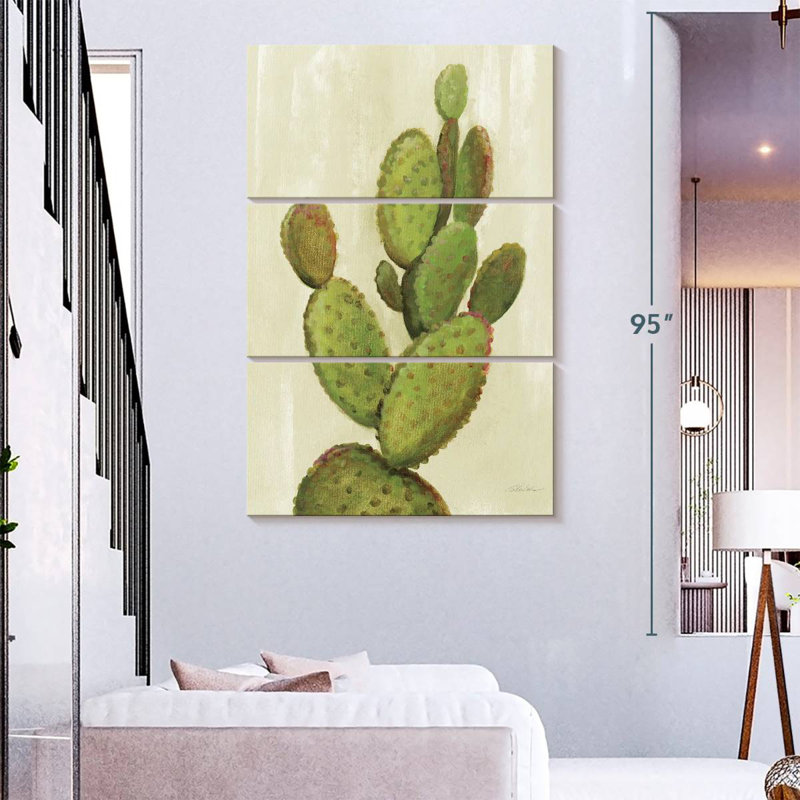 Harnek Front Yard Cactus I, 74'' H X 48'' W
