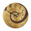 Horloge murale en bois Endless Time Spiral-63617648