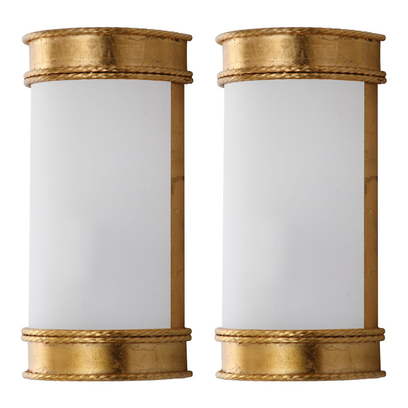 Cordelia Iron Flush Mounted Sconce, Gold